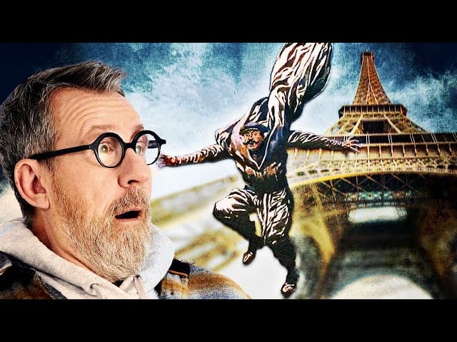 Cet homme a sauté du 1er étage de la Tour Eiffel